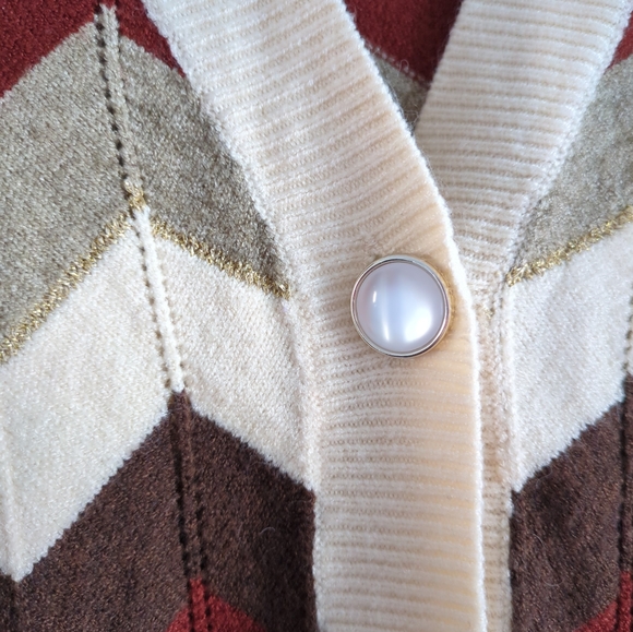 Sweater cardigan light oversized V neck fits in L - Picture 6 of 15